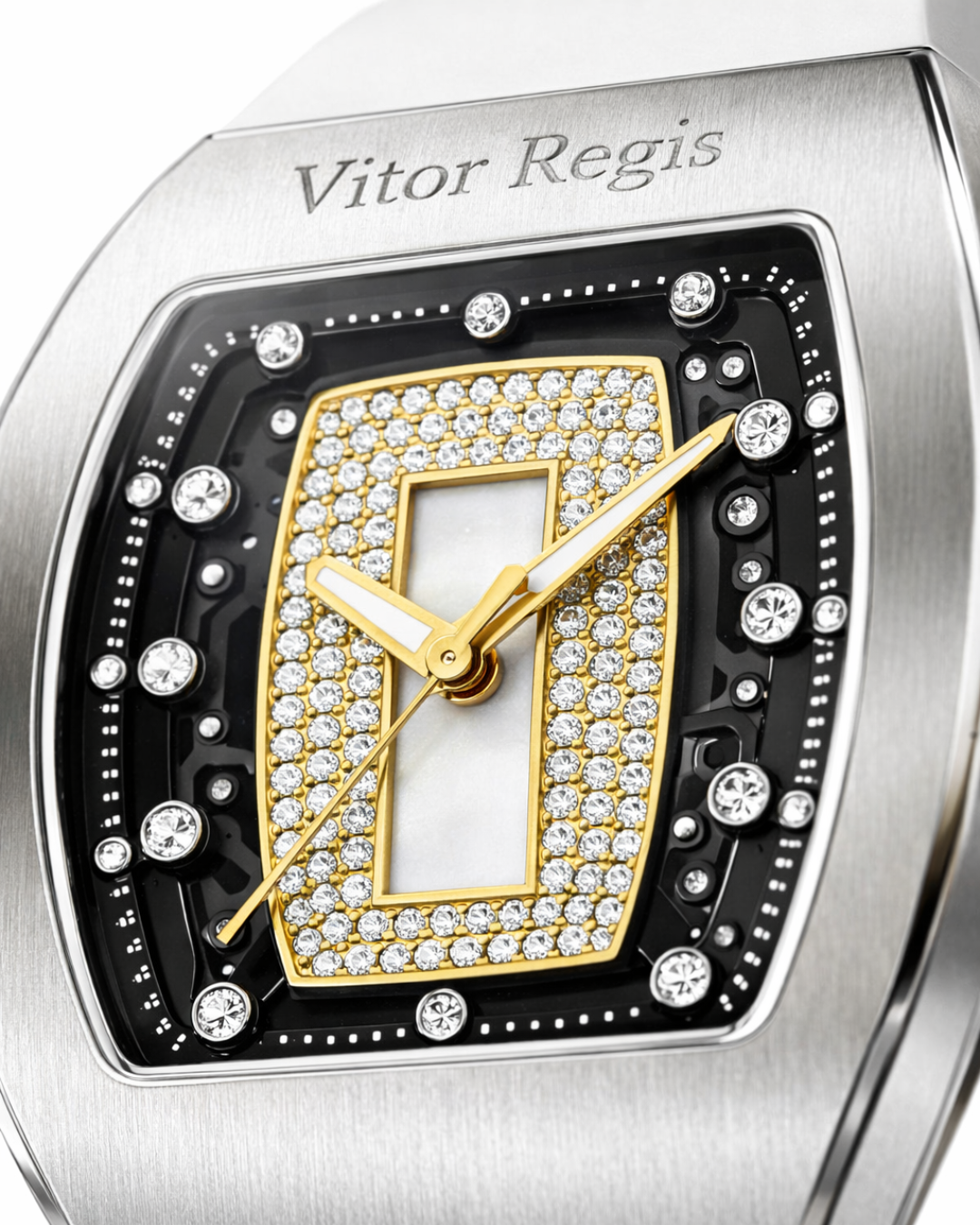 Relógio Vitor Regis Diamond Edition – Titanium Case