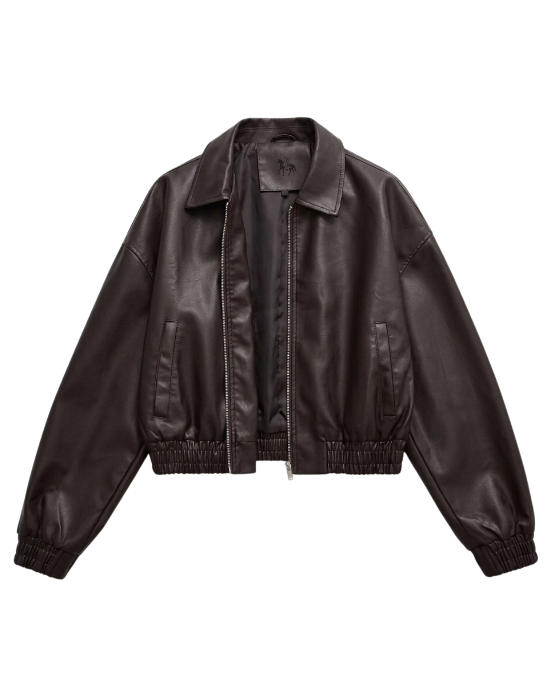 Jaqueta Bomber Vintage Leather Marrom