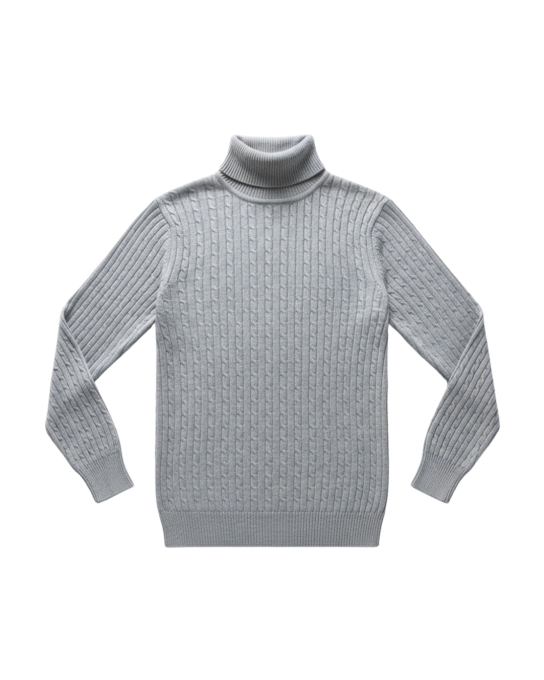 Suéter de Tricô Gola Alta 