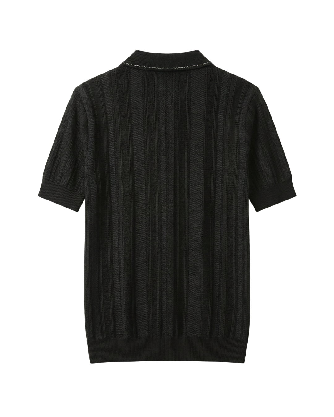 Polo Noir Textured Knit