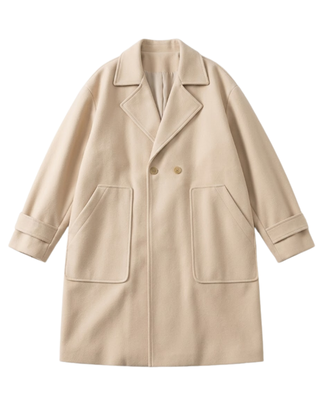 Overcoat Clássico de Lã