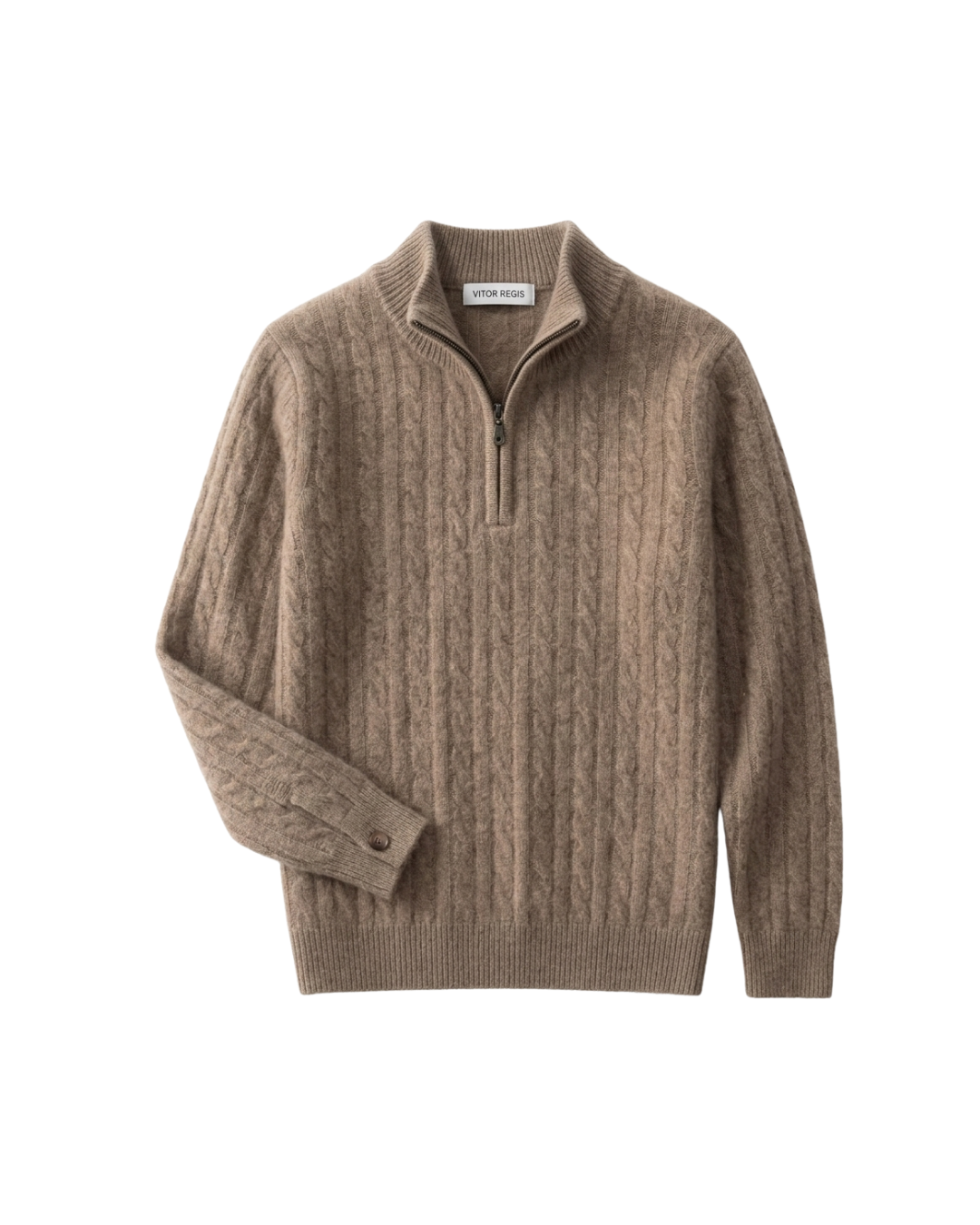 Suéter Half-Zip Tricot Merino