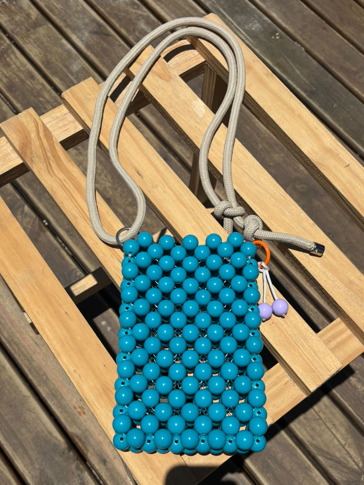 Shoulder Miçangas Pop Verde Agua