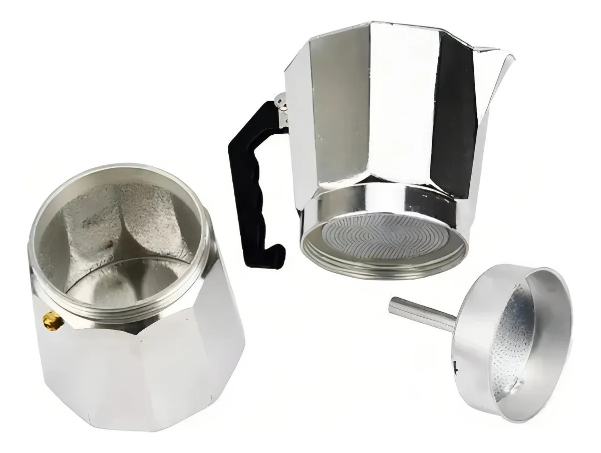 Haimo Cafetera Italiana Para 6 Tazas Aluminio Cafe Mocha manual