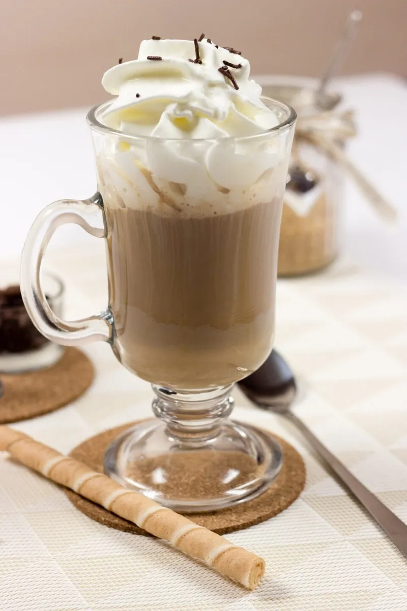 4 Taza Tarro De Vidrio Café Capuchino 250ml Transparente