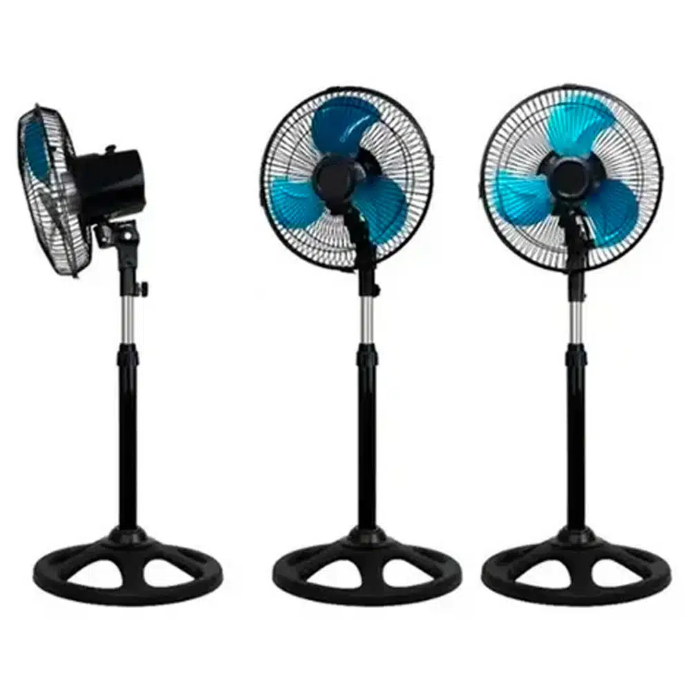 Ventilador 3 En 1 marca KANJI, con paletas metálicas