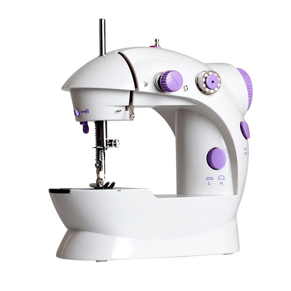 Maquina de coser mini recta con luz led