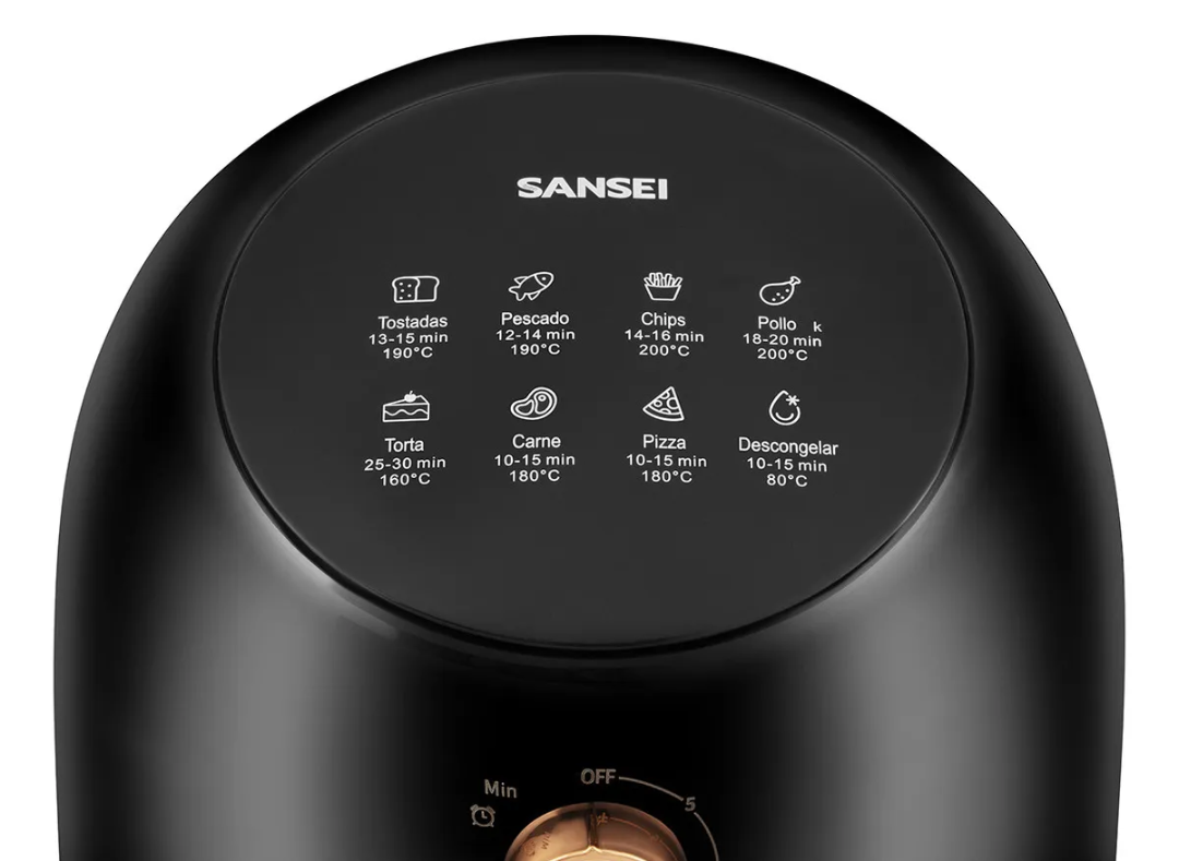 Freidora de aire marca SANSEI