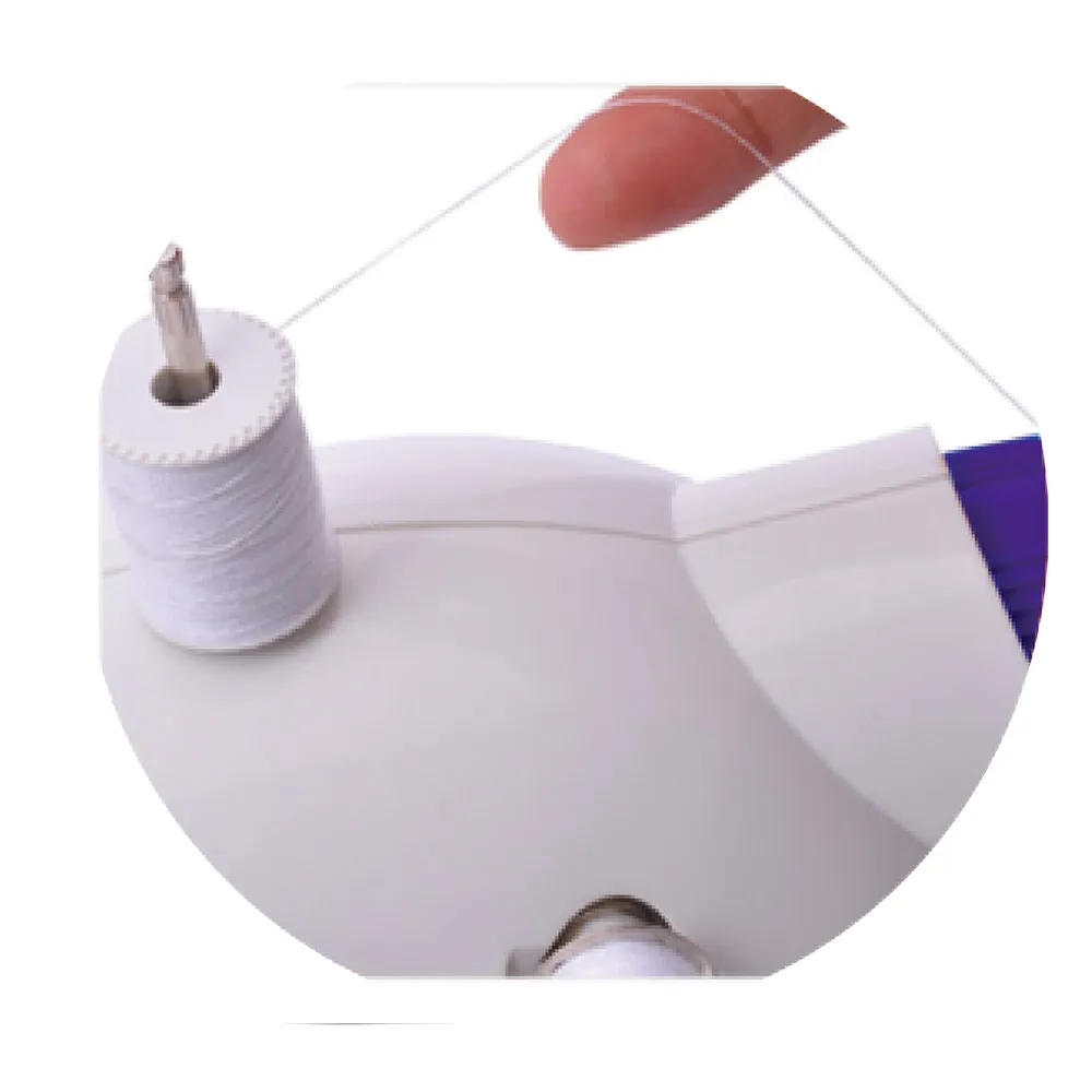 Maquina de coser mini recta con luz led