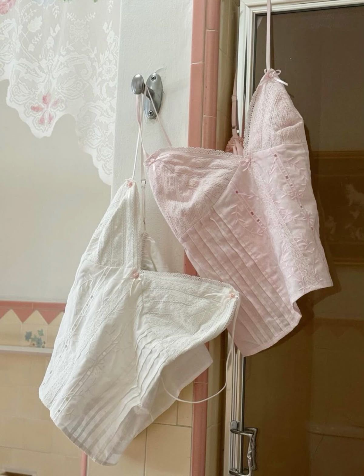 Vintage Cotton Corset Tops