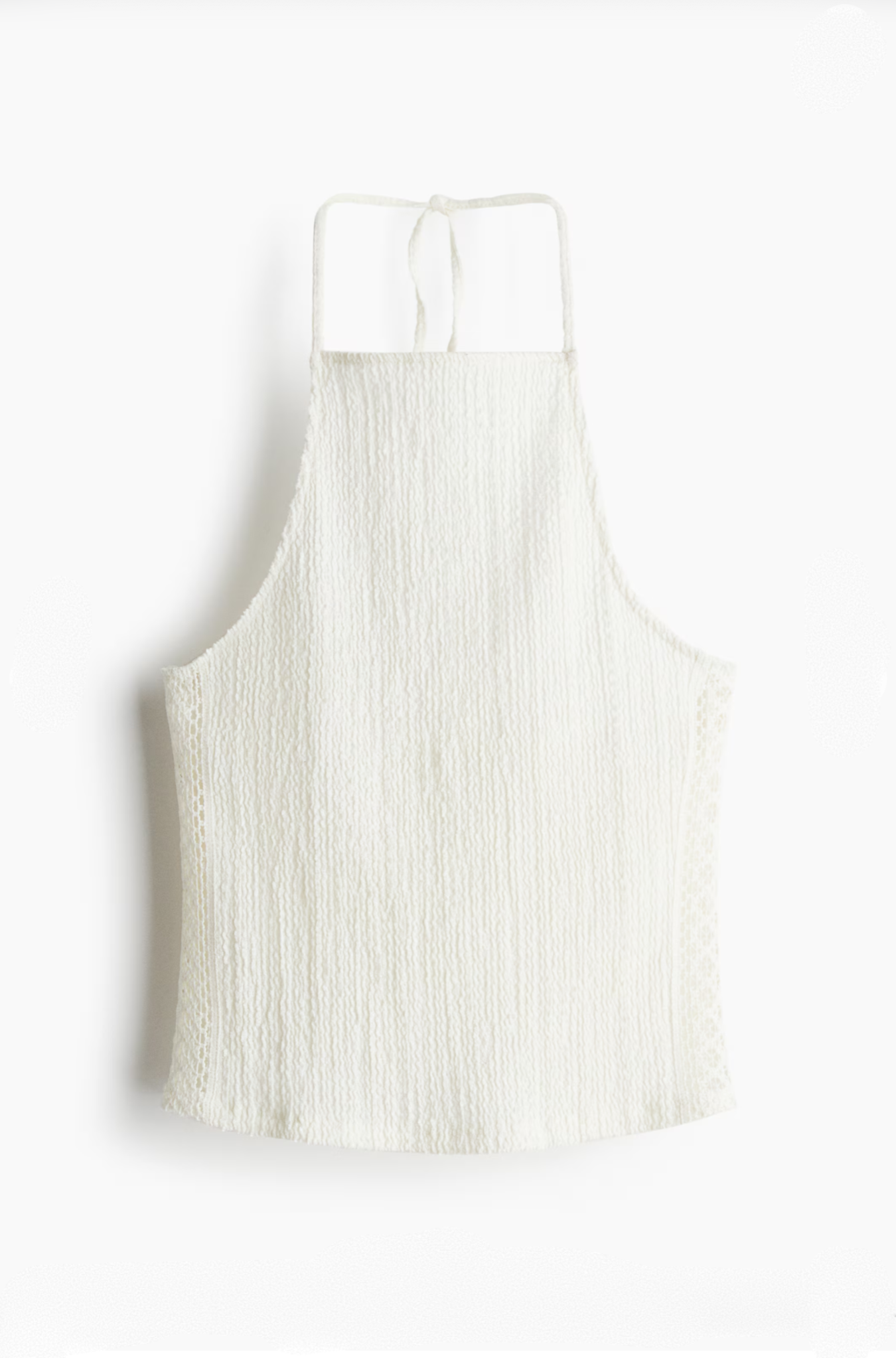 Top Halter Textura Soft Crudo - H&M