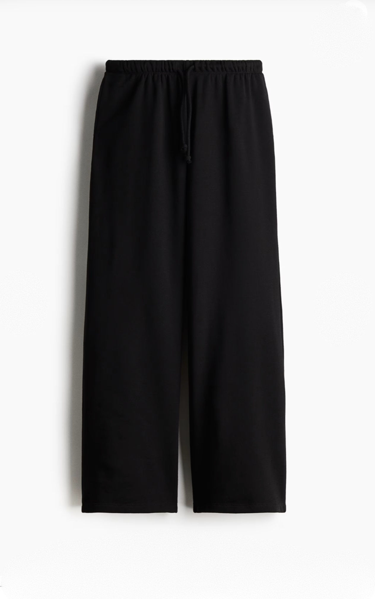 Pantalón Relax Fit Negro con Cintura Elastizada - H&M