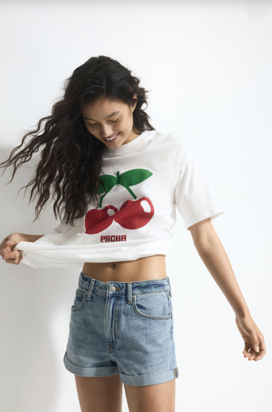 Short Denim Clásico Azul Claro - H&M