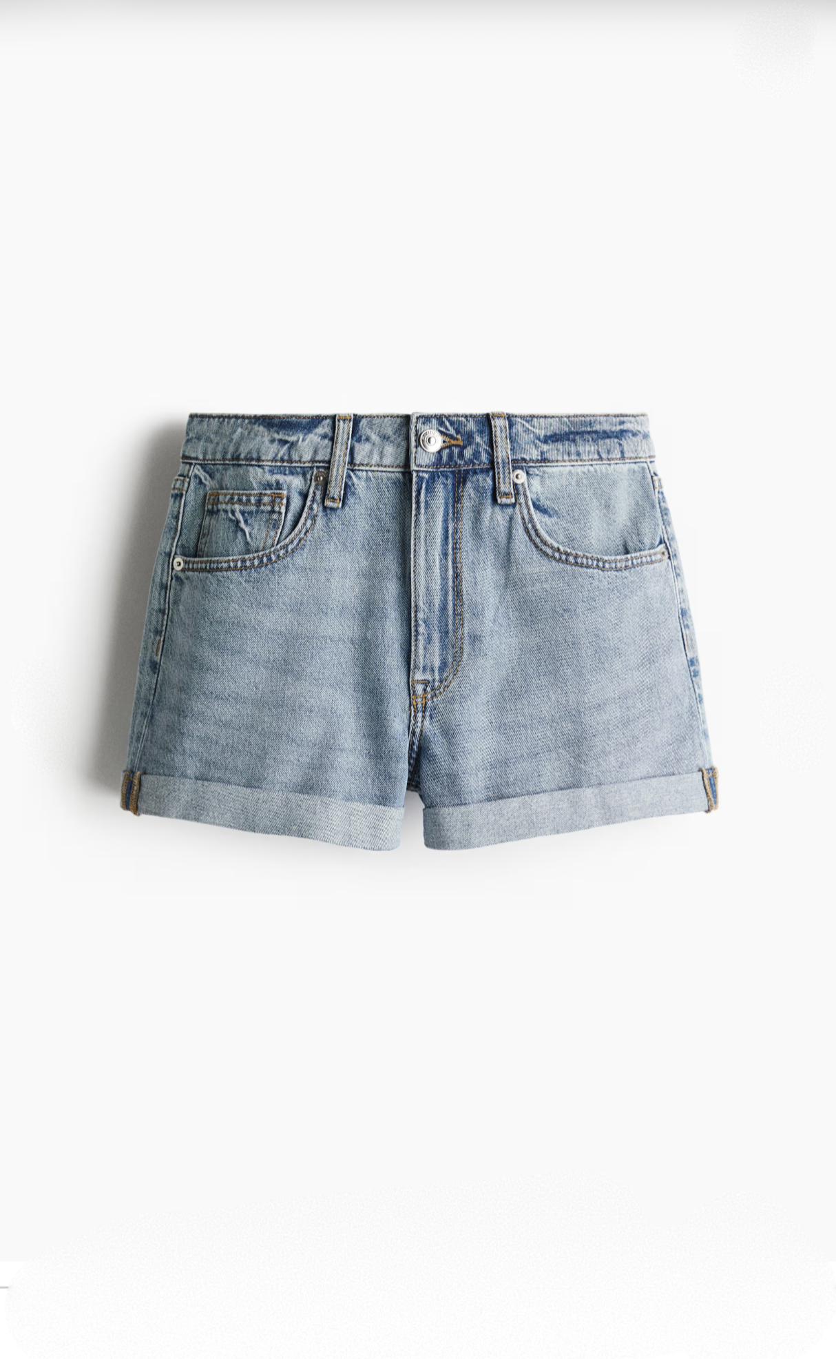 Short Denim Clásico Azul Claro - H&M
