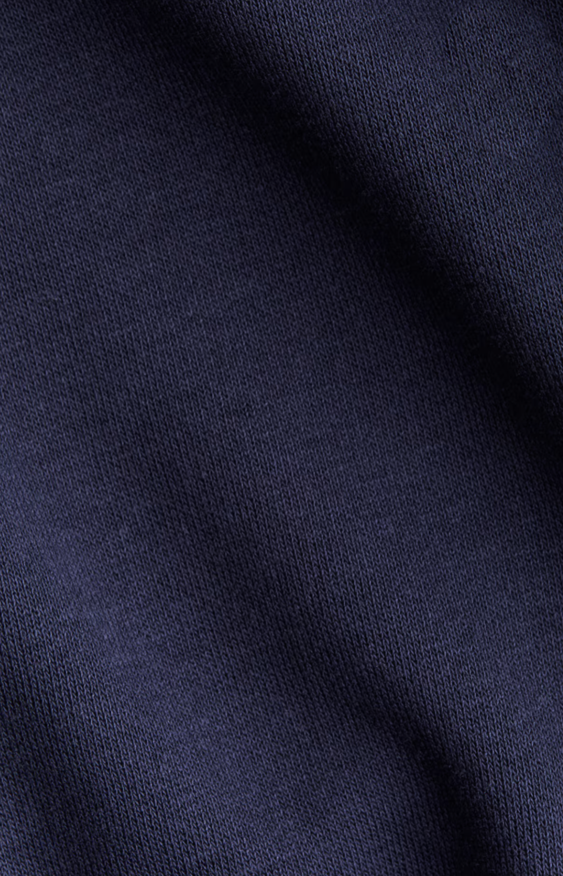 Hoodie Crop Azul Marino Algodón Premium - H&M