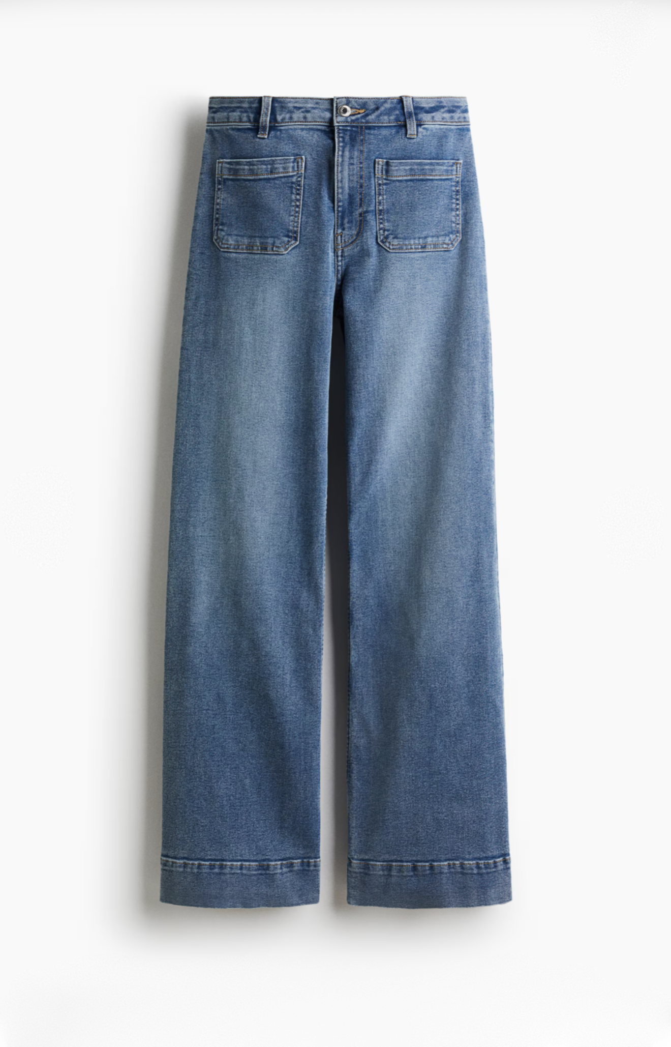 Jean Wide Fit Azul Medio H&M
