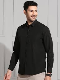 Classic Black Men's Shirt