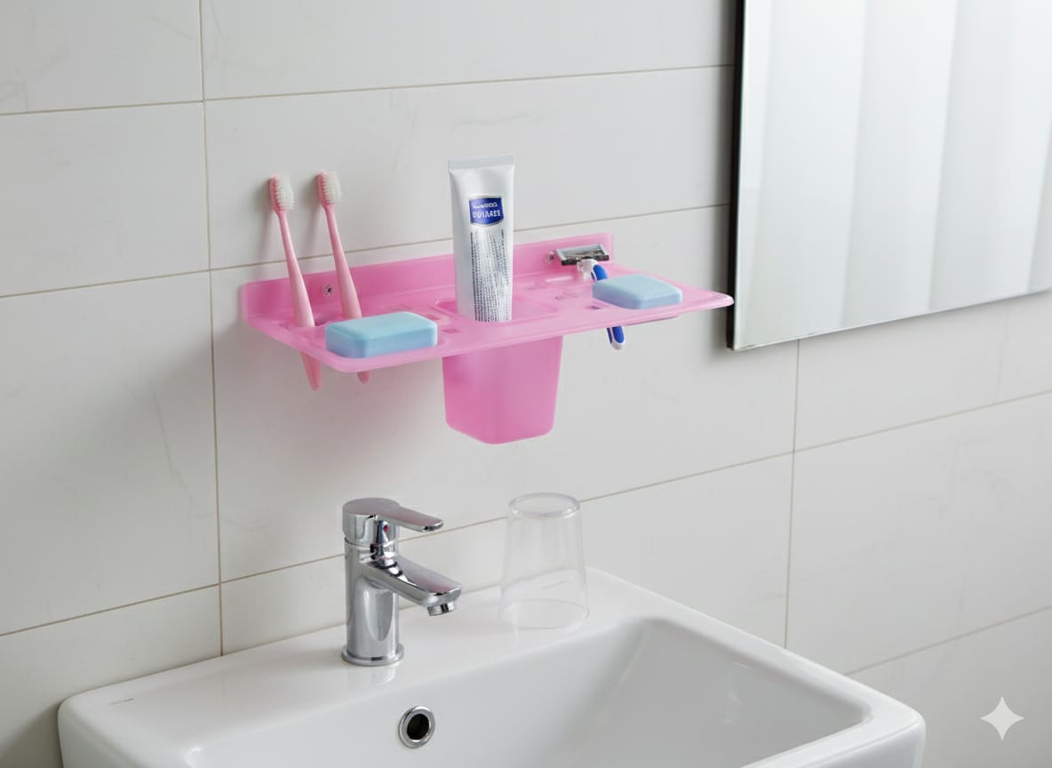 MK SURYA ELEGANT  BATHROOM  SHELF 