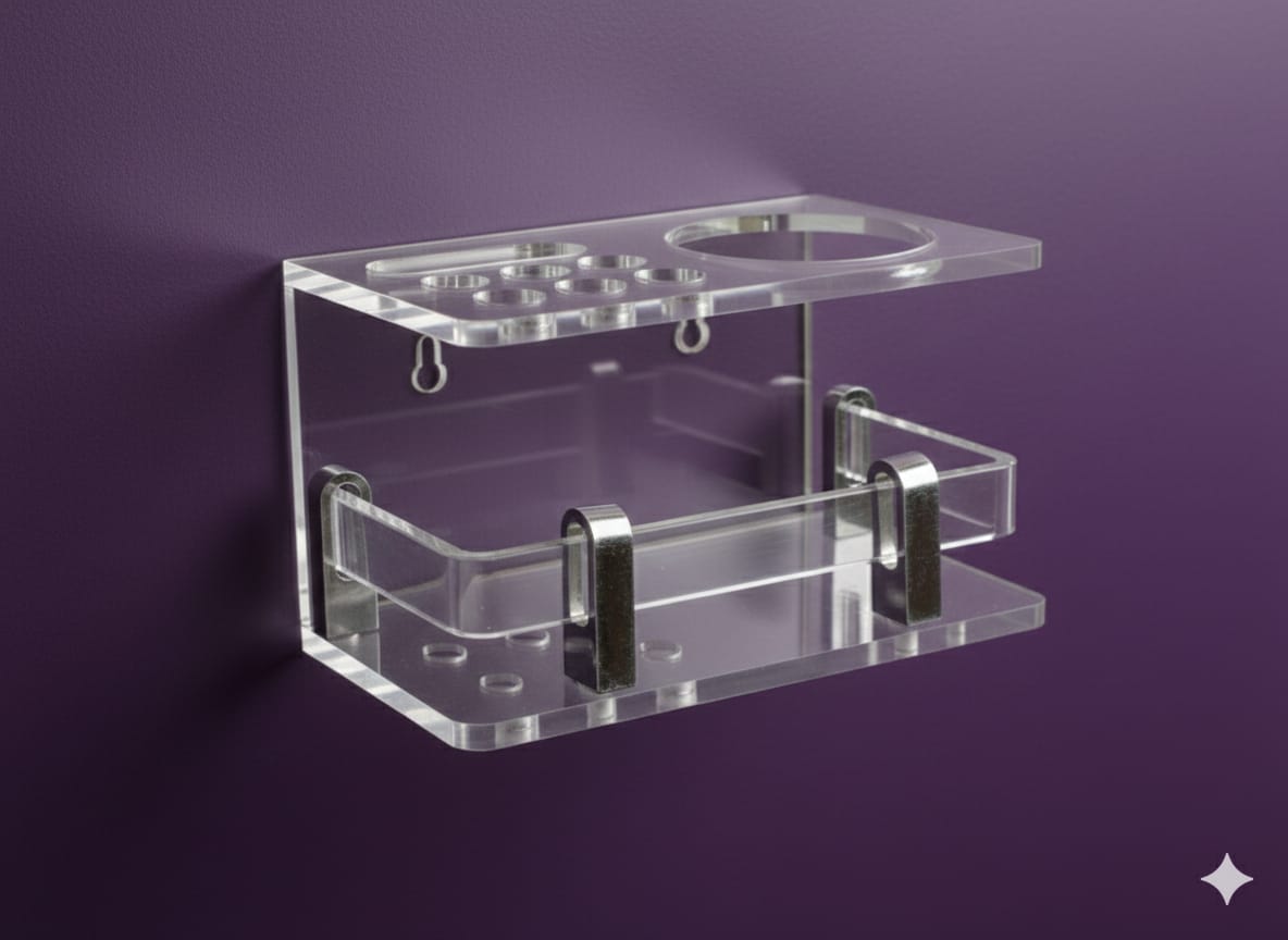 MK SURYA Elegant Bathroom  shelf  