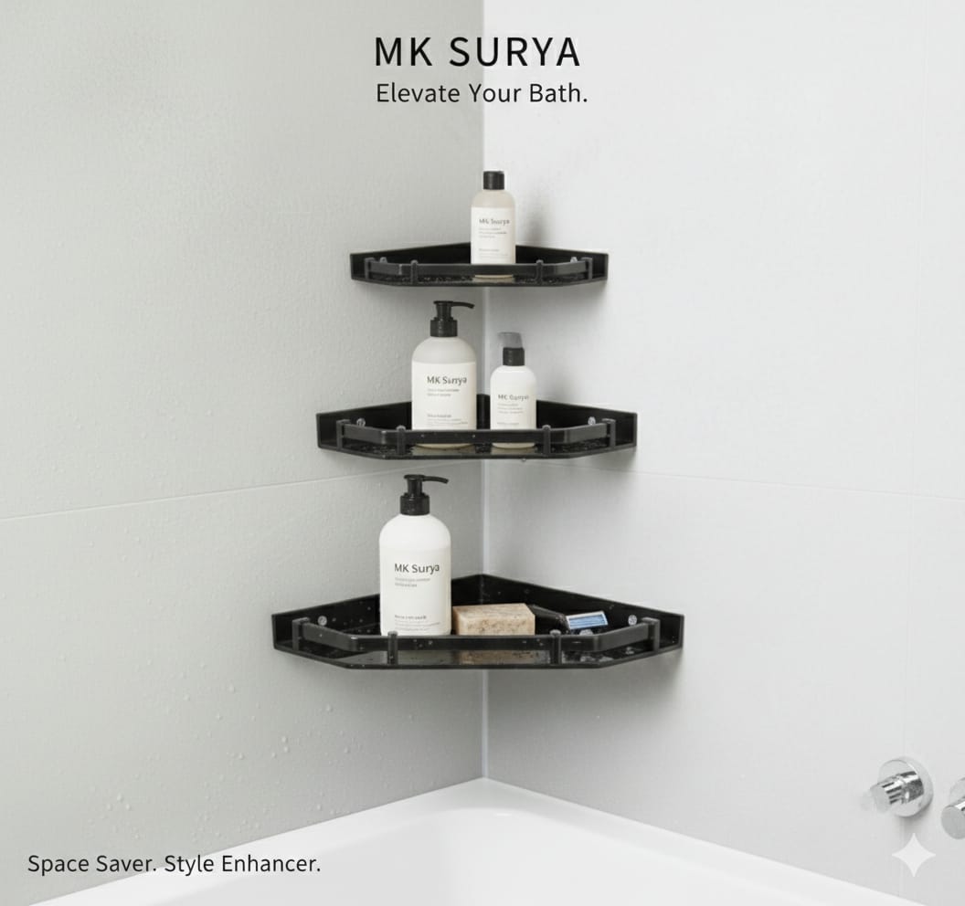 MK SURYA ELEGANT  BATHROOM SHELF 
