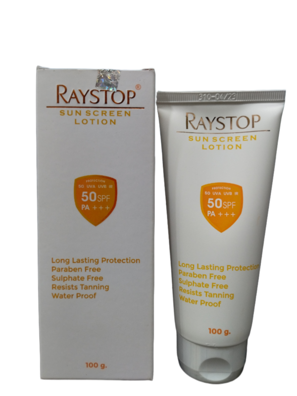 Raystop Sunscreen Lotion SPF 50+ PA+++