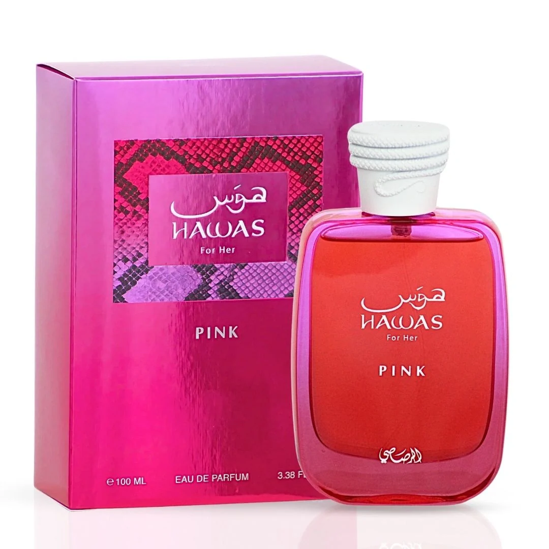  Hawas Pink Eau de Parfum Spray 100ml (3.4 oz) by Rasasi