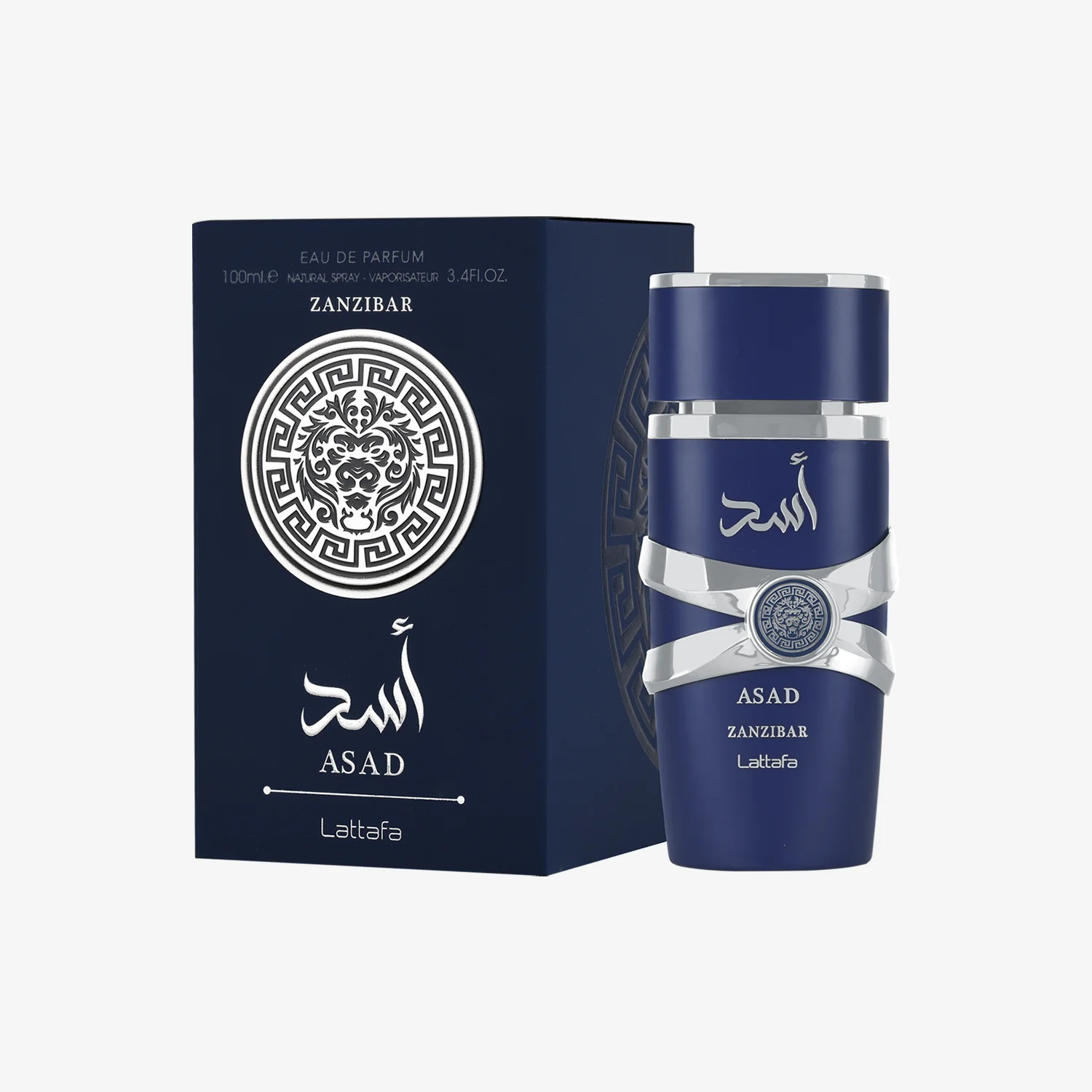 Asad Zanzibar Eau De Parfum Spray 100ml (3.4 oz) by Lattafa