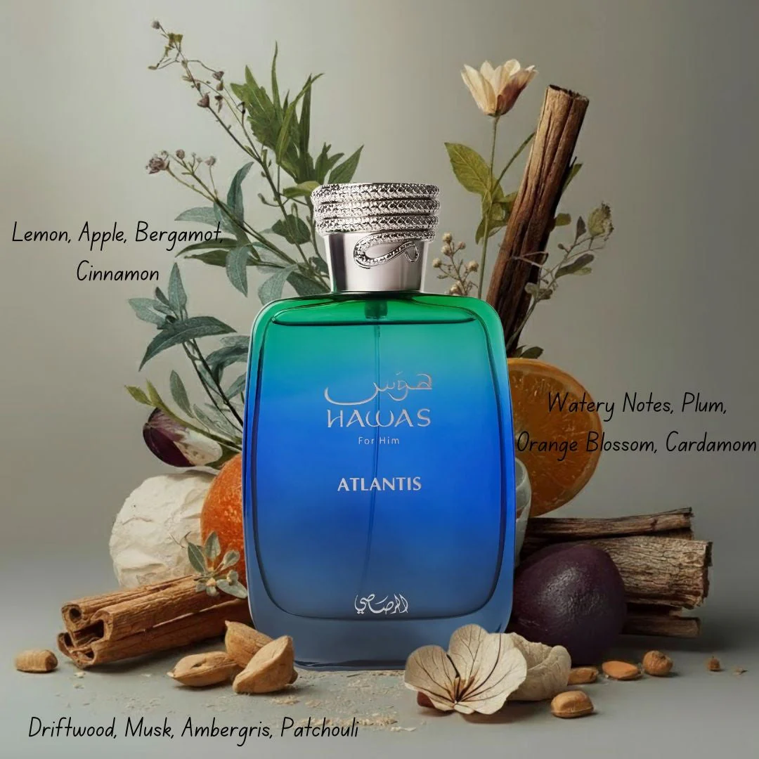  Sale Hawas Atlantis Eau de Parfum Spray 100ml (3.4 oz) by Rasasi