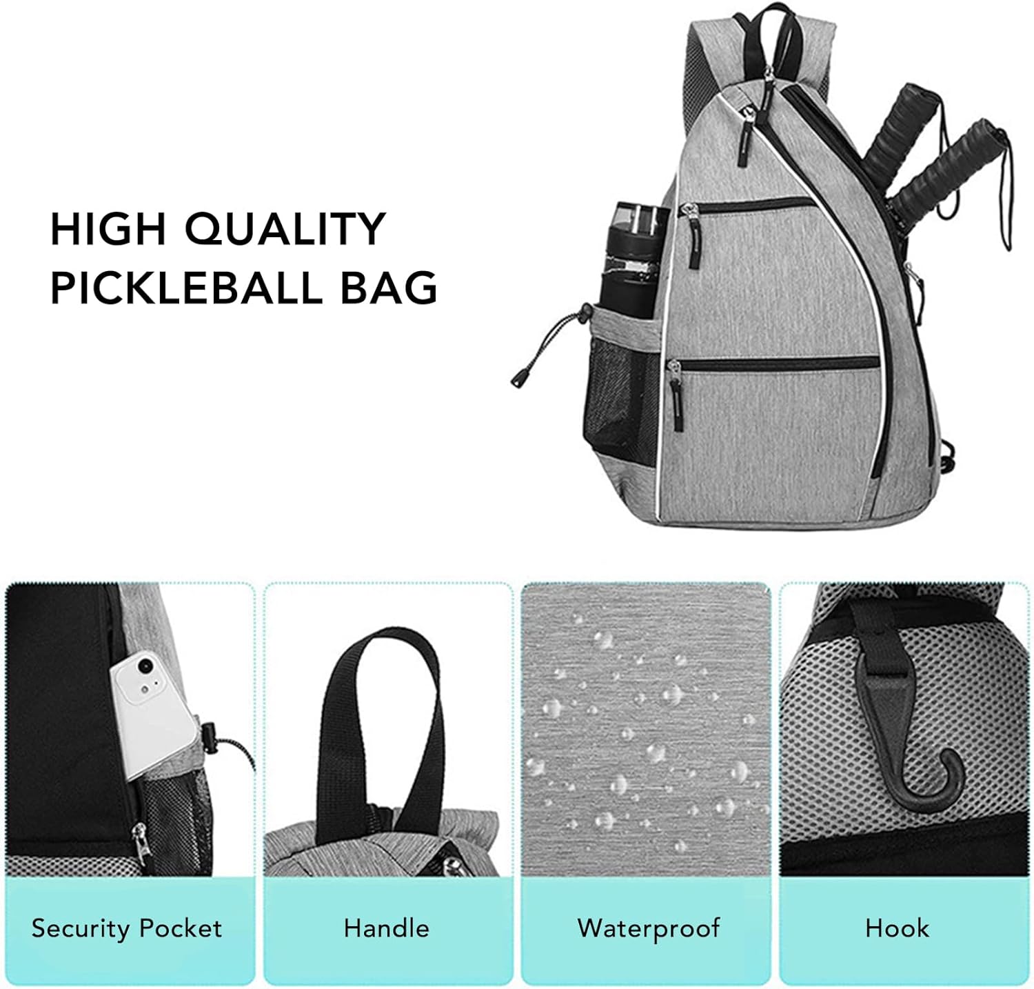 NANZU Sports kit, Backpack Adjustable Sling Bag