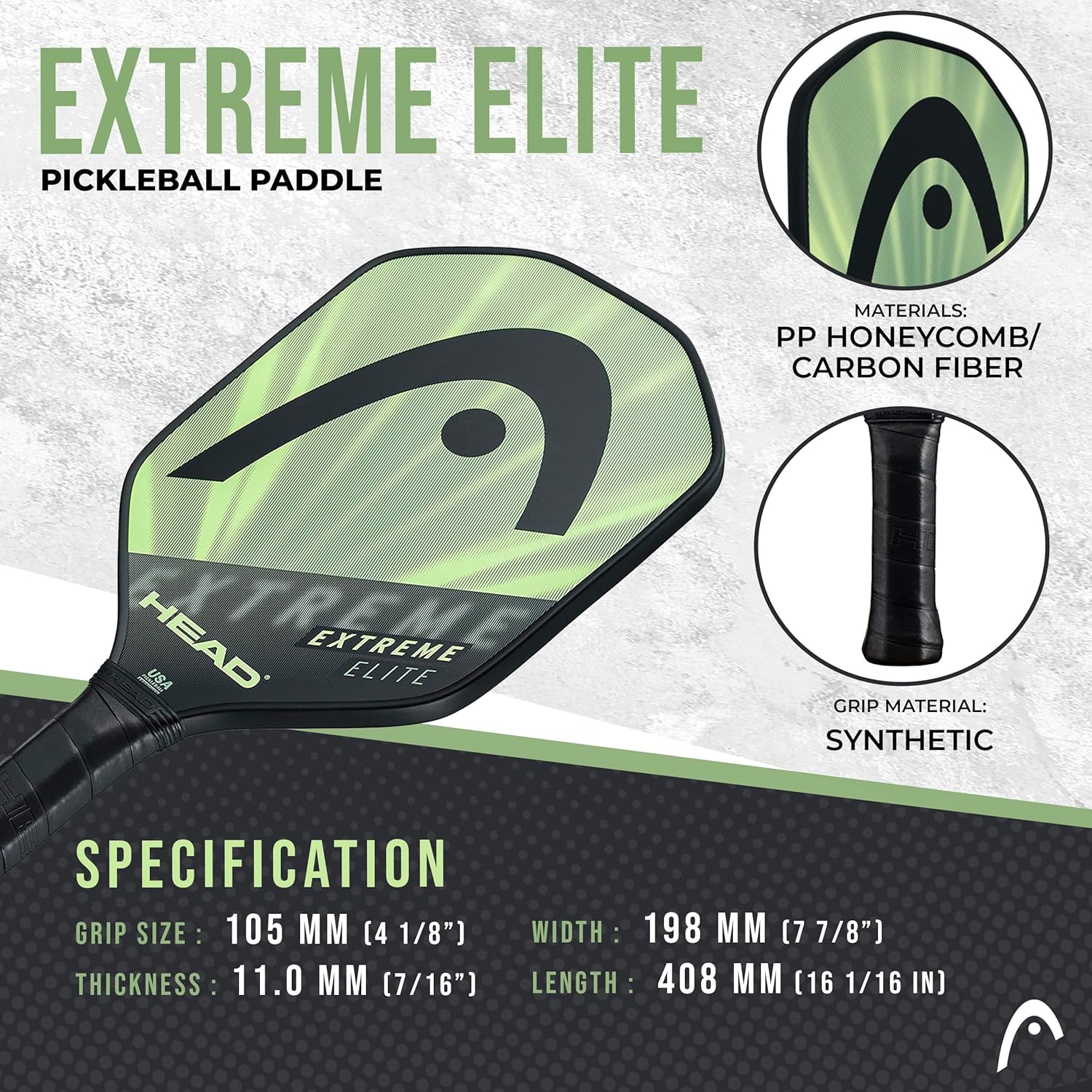 Head Extreme Elite Fiberglass Paddle