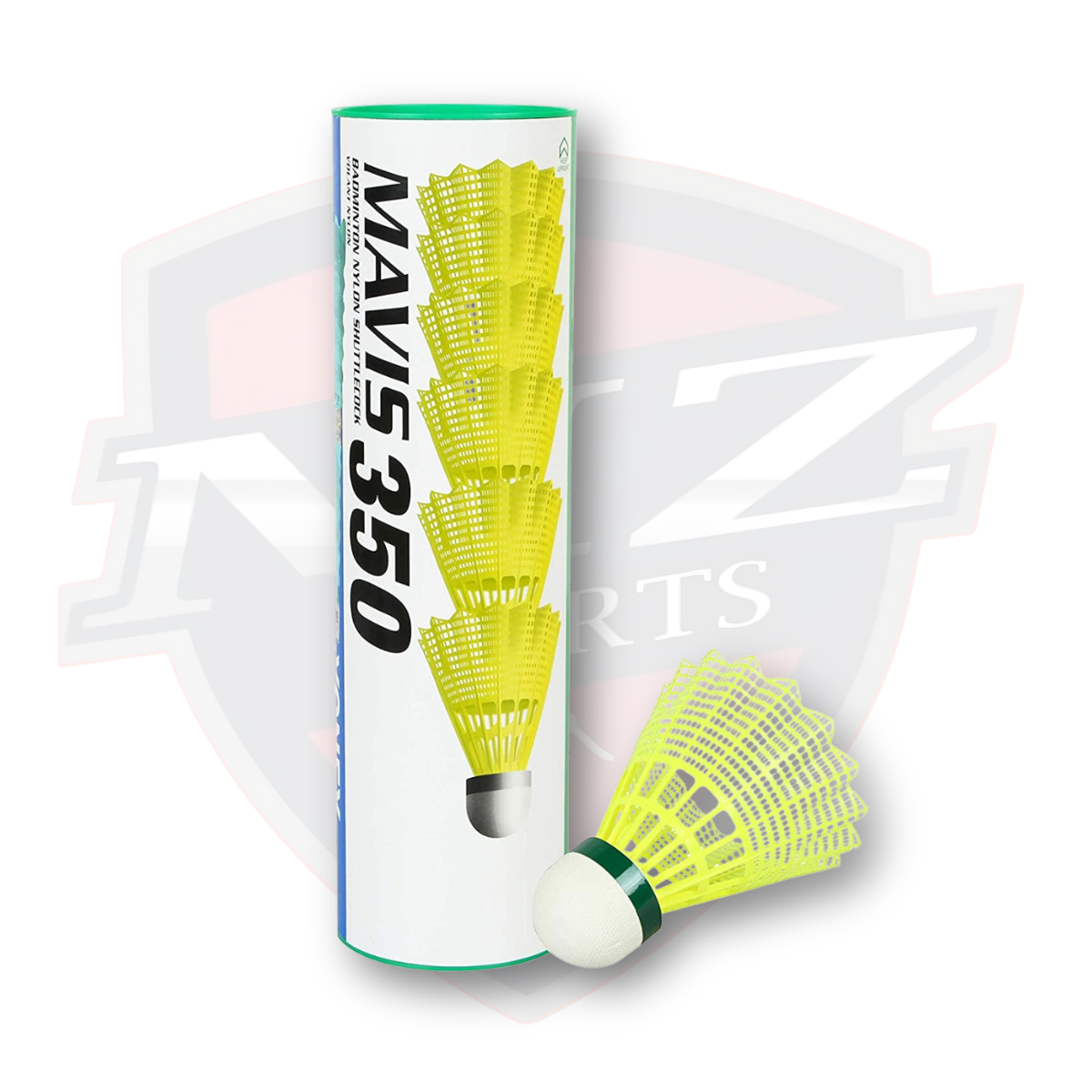 Mavis 350 Nylon Shuttlecocks (pack of 6)