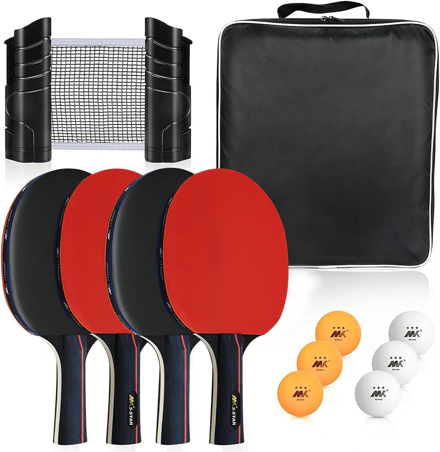 Portable Ping Pong Paddles Set