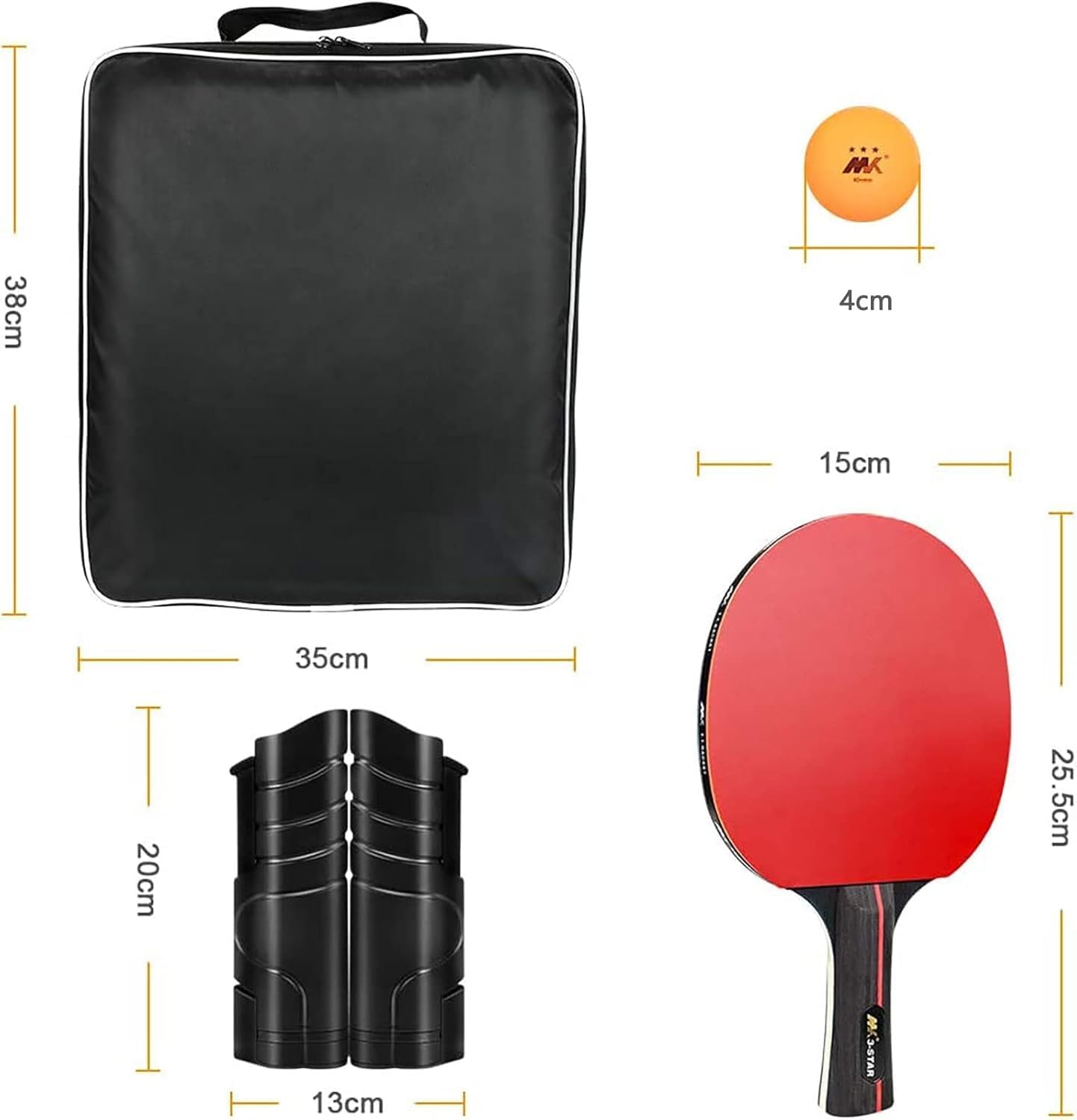 Portable Ping Pong Paddles Set