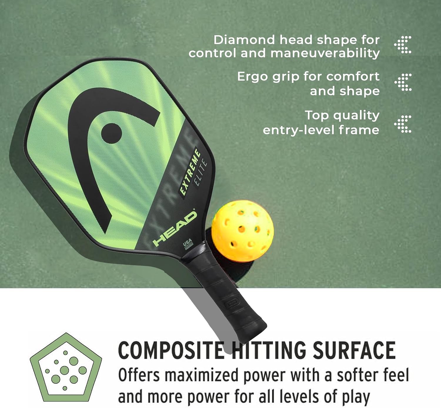 Head Extreme Elite Fiberglass Paddle
