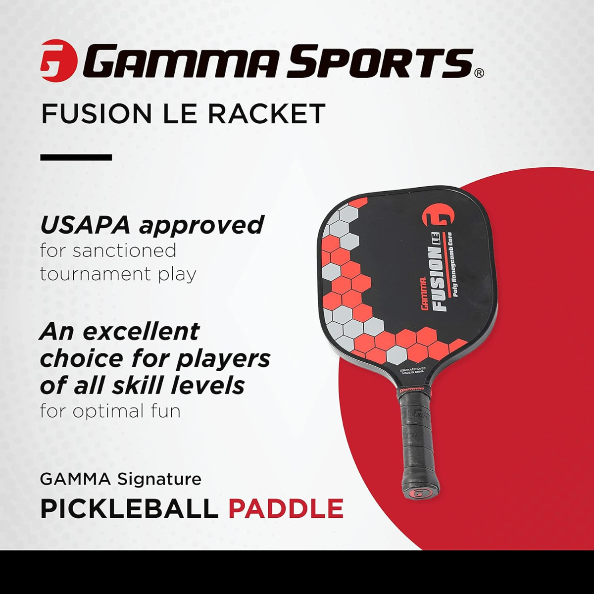 Gamma Fusion LE Pickleball Paddle