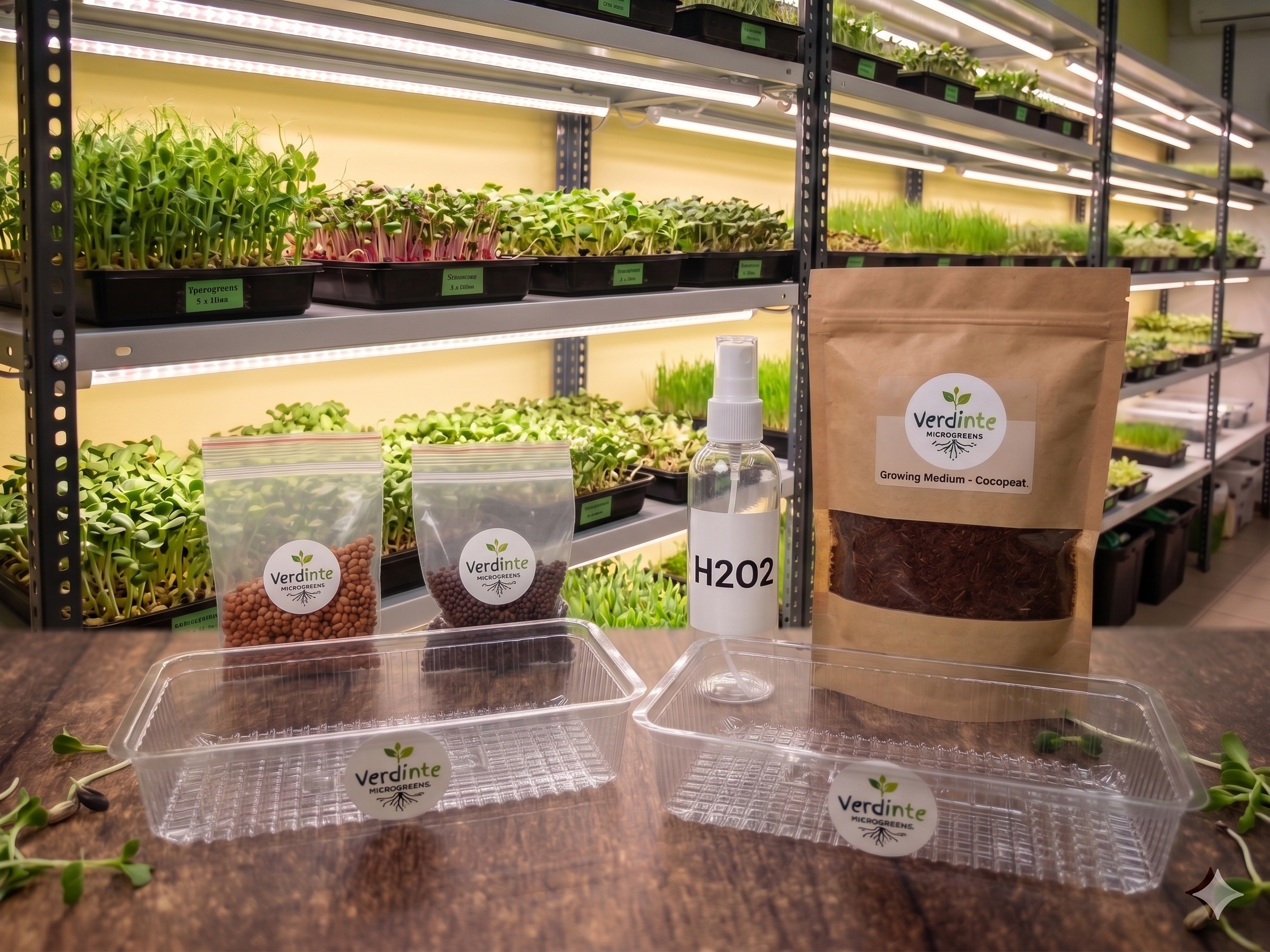 Verdinte Microgreens - DIY Kit