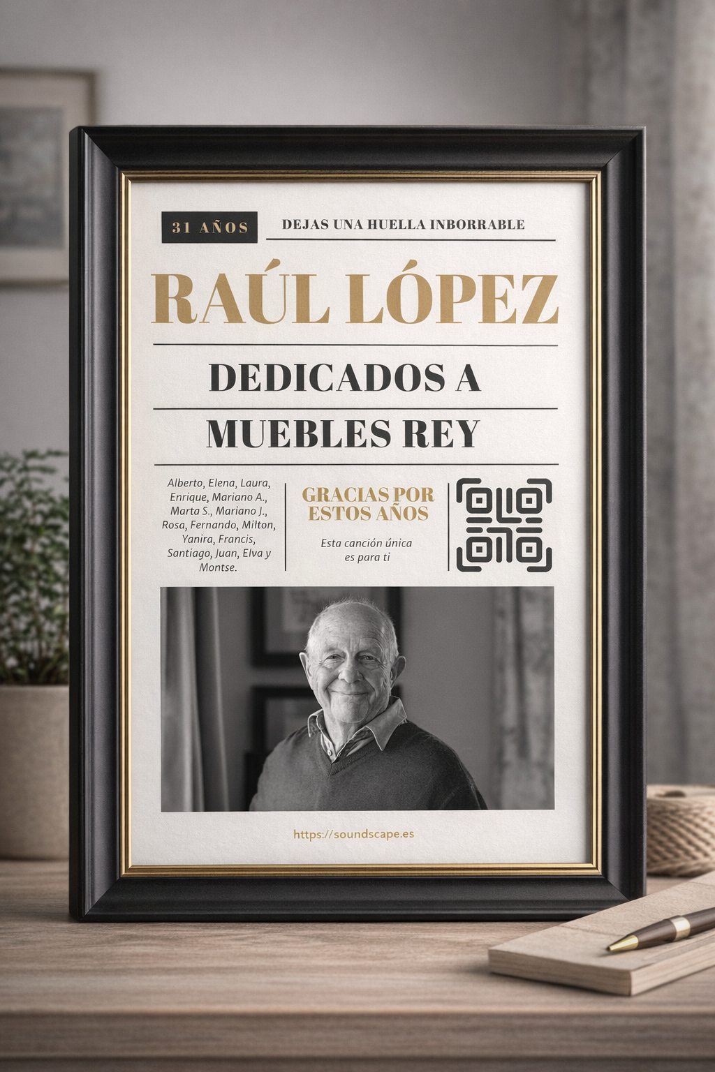 EDICIÓN HOMENAJE ENMARCADA