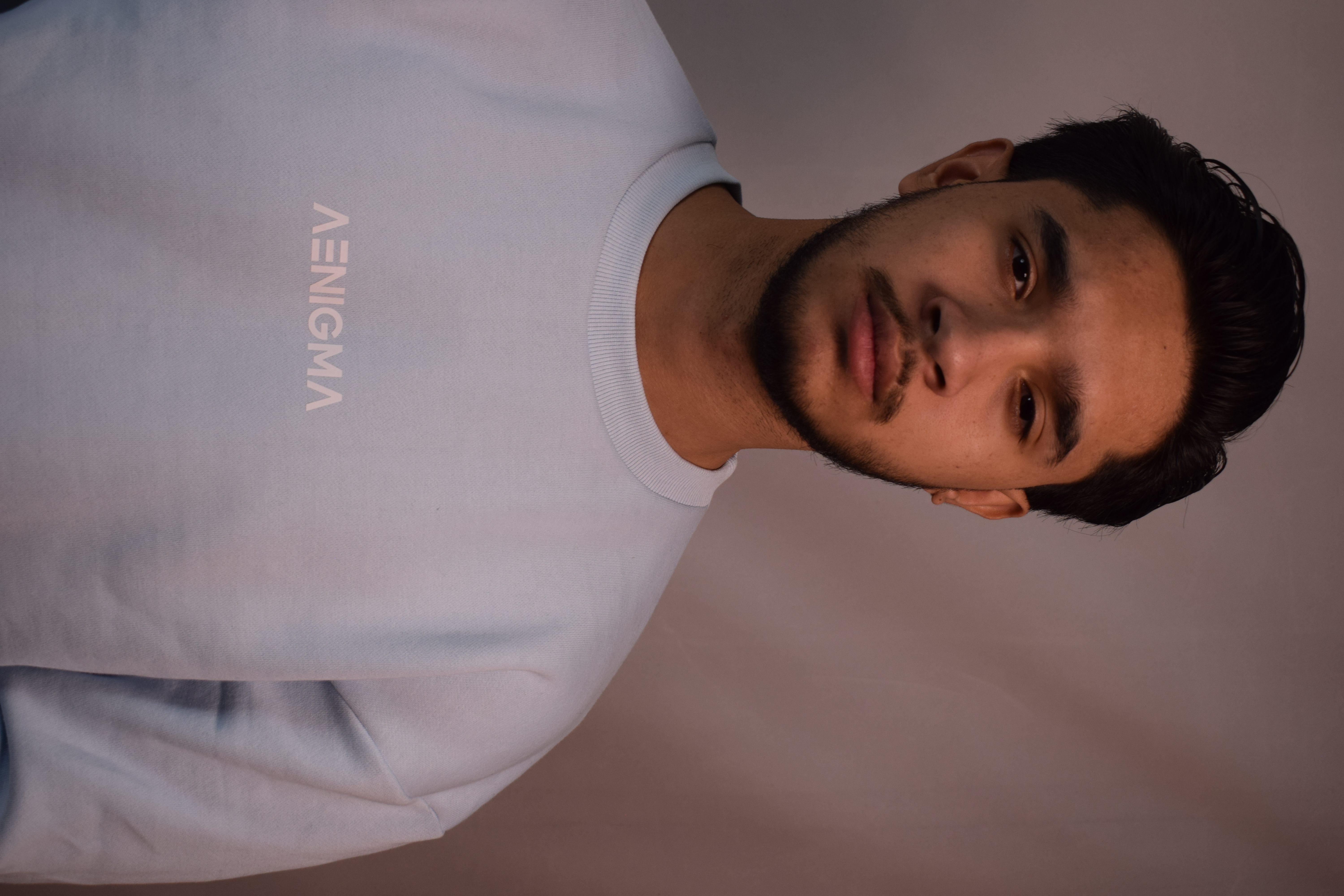 Aenigma Baby Blue Cotton Fleece Sweatshirt – Gen Z Edition