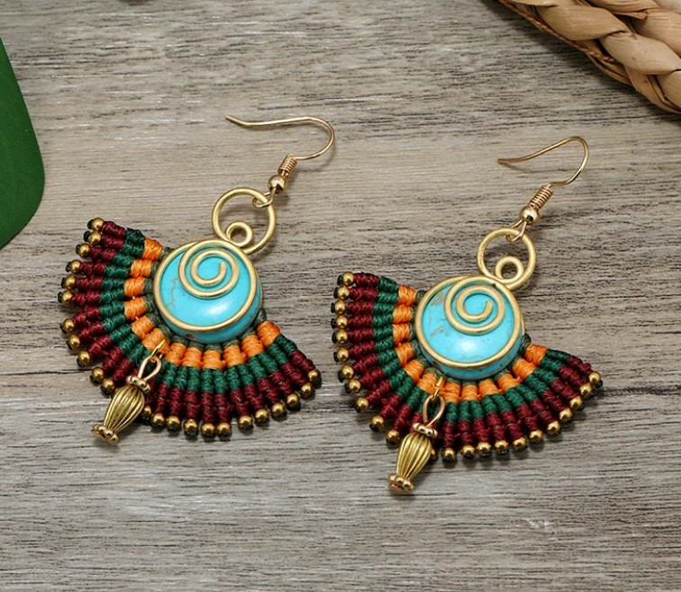 Boucle macramé MAYA