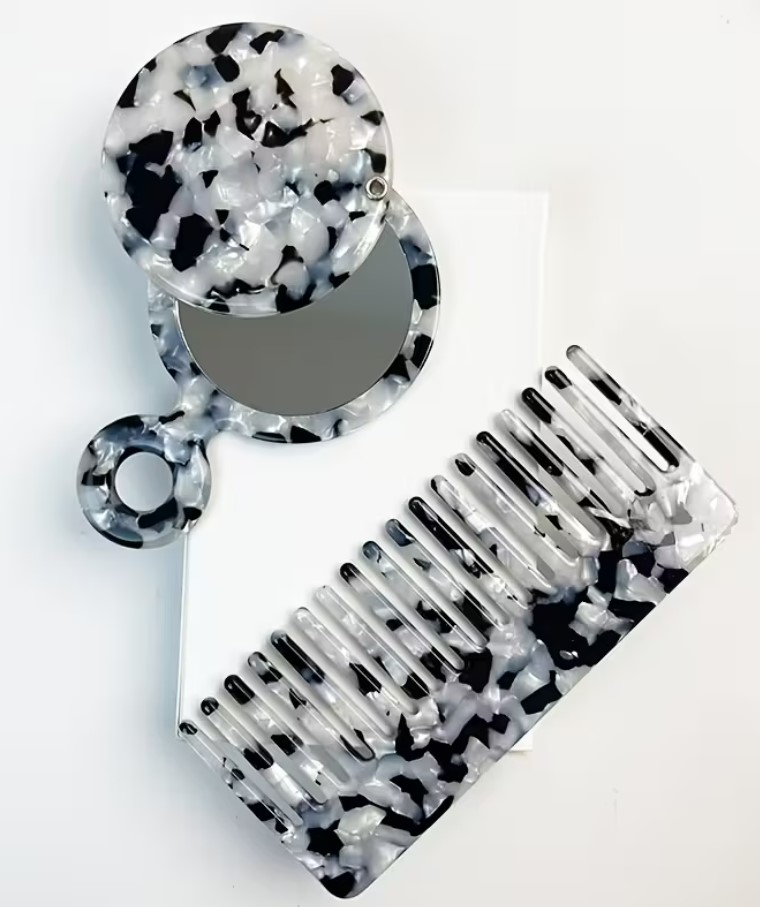 Ensemble Miroir + Peigne