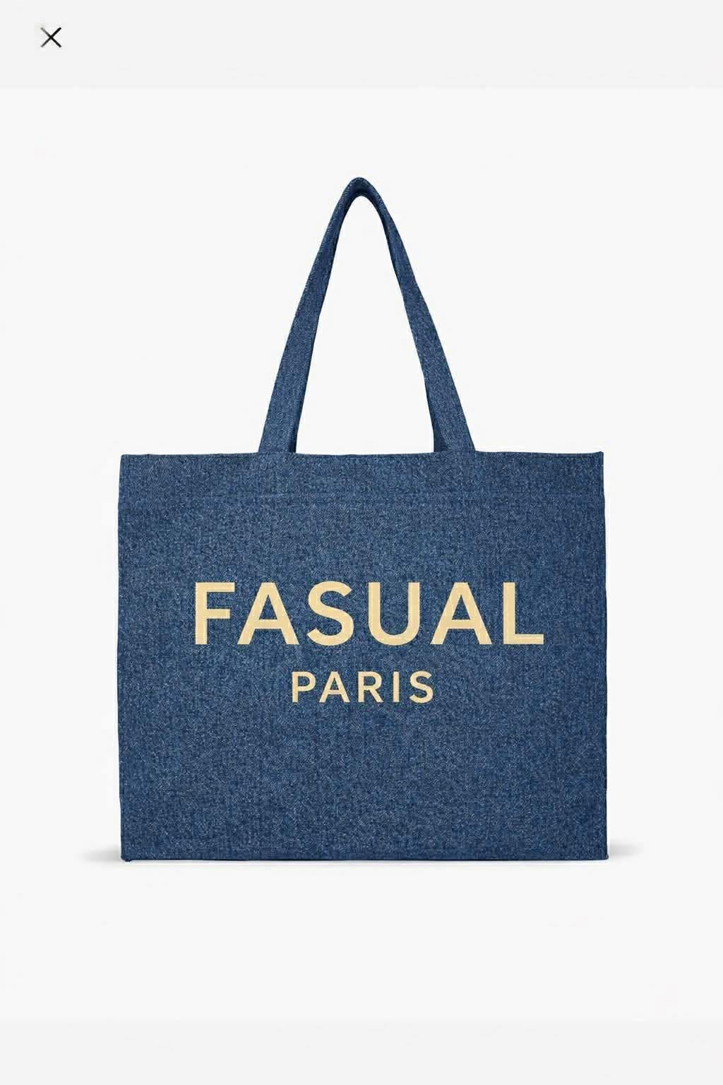กระเป๋าผ้าเดนิม FASUAL PARIS