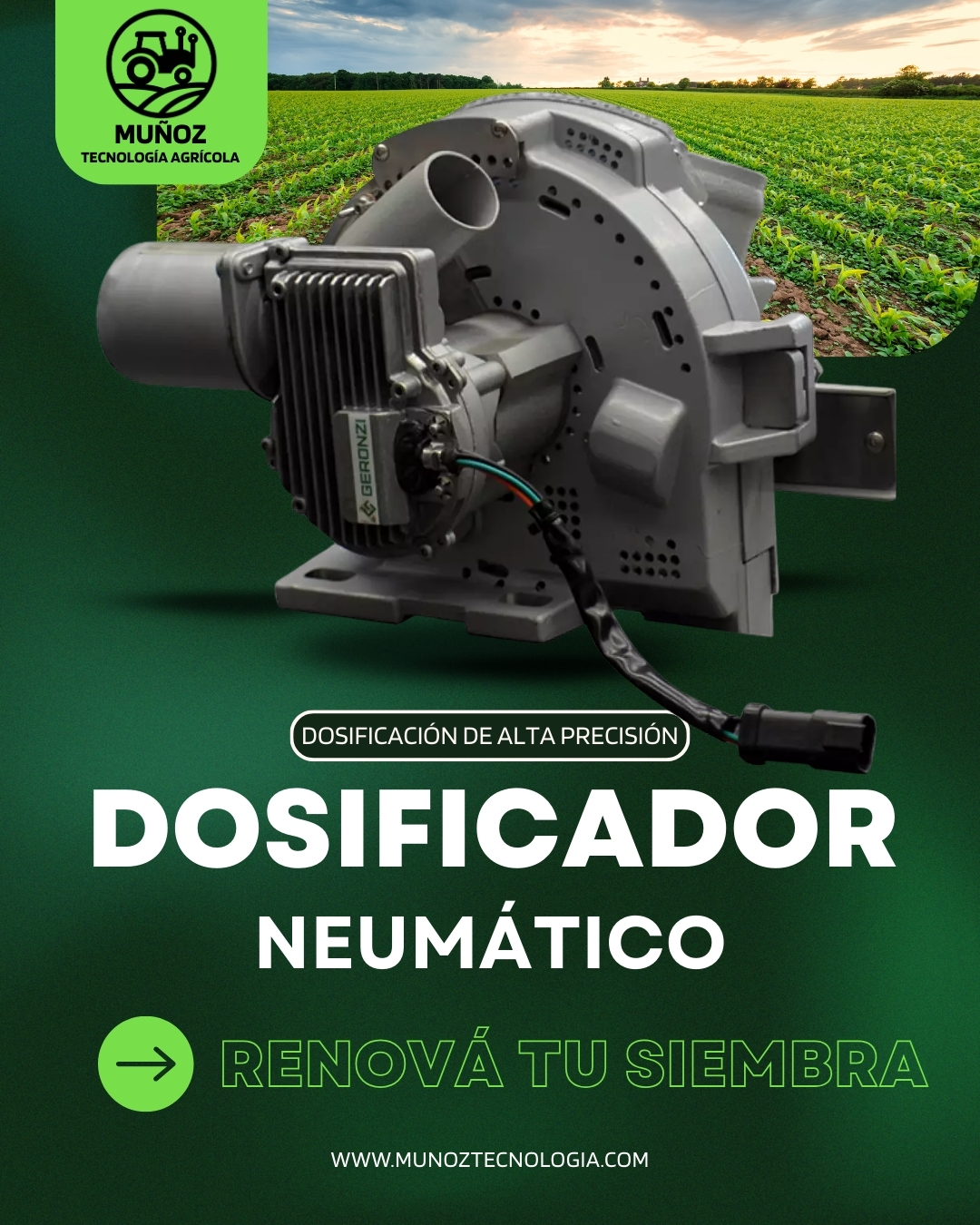 Dosificador Neumático / Eléctrico Geronzi