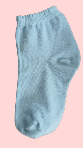 Kids white ankle socks