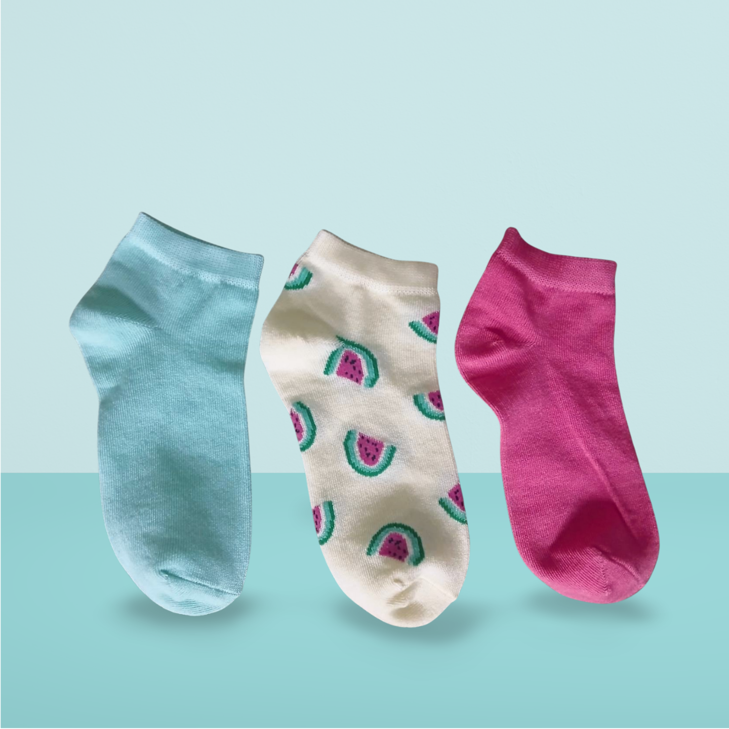 Watermelon Ankle Socks Set