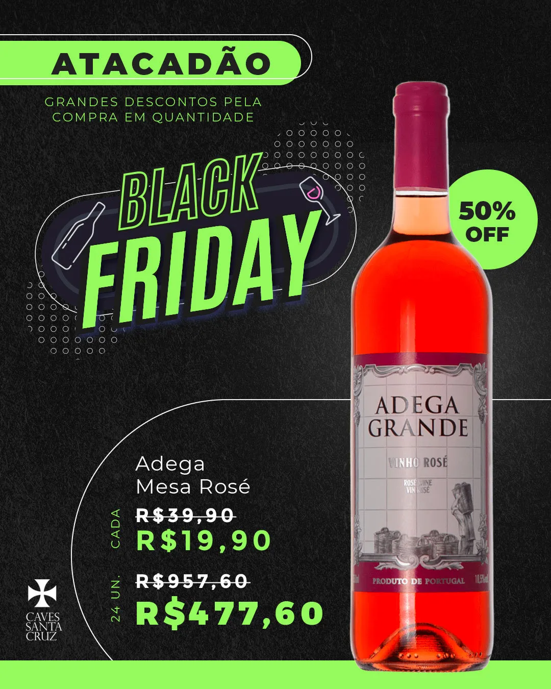 24 x Adega Grande Mesa Rose – 2022