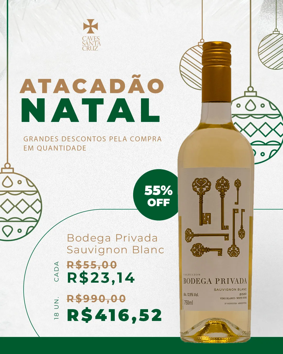 18 x Bodega Privada Sauvignon Blanc – 2021