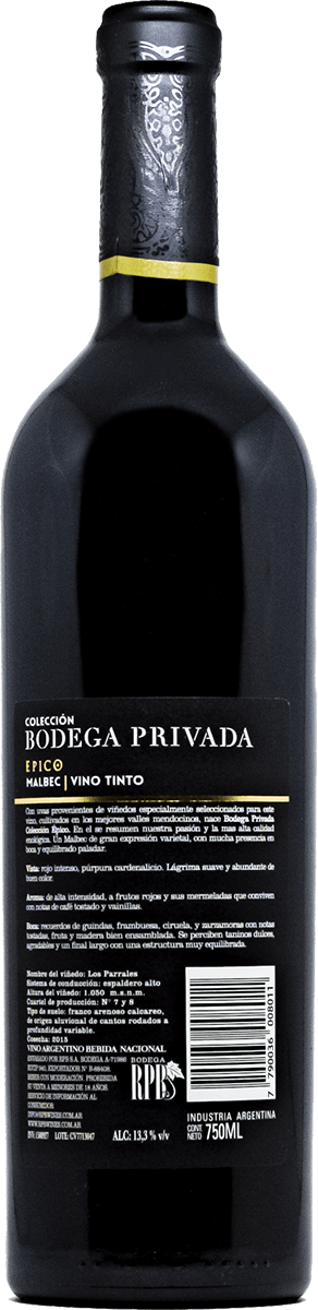 Bodega Privada Épico Malbec
