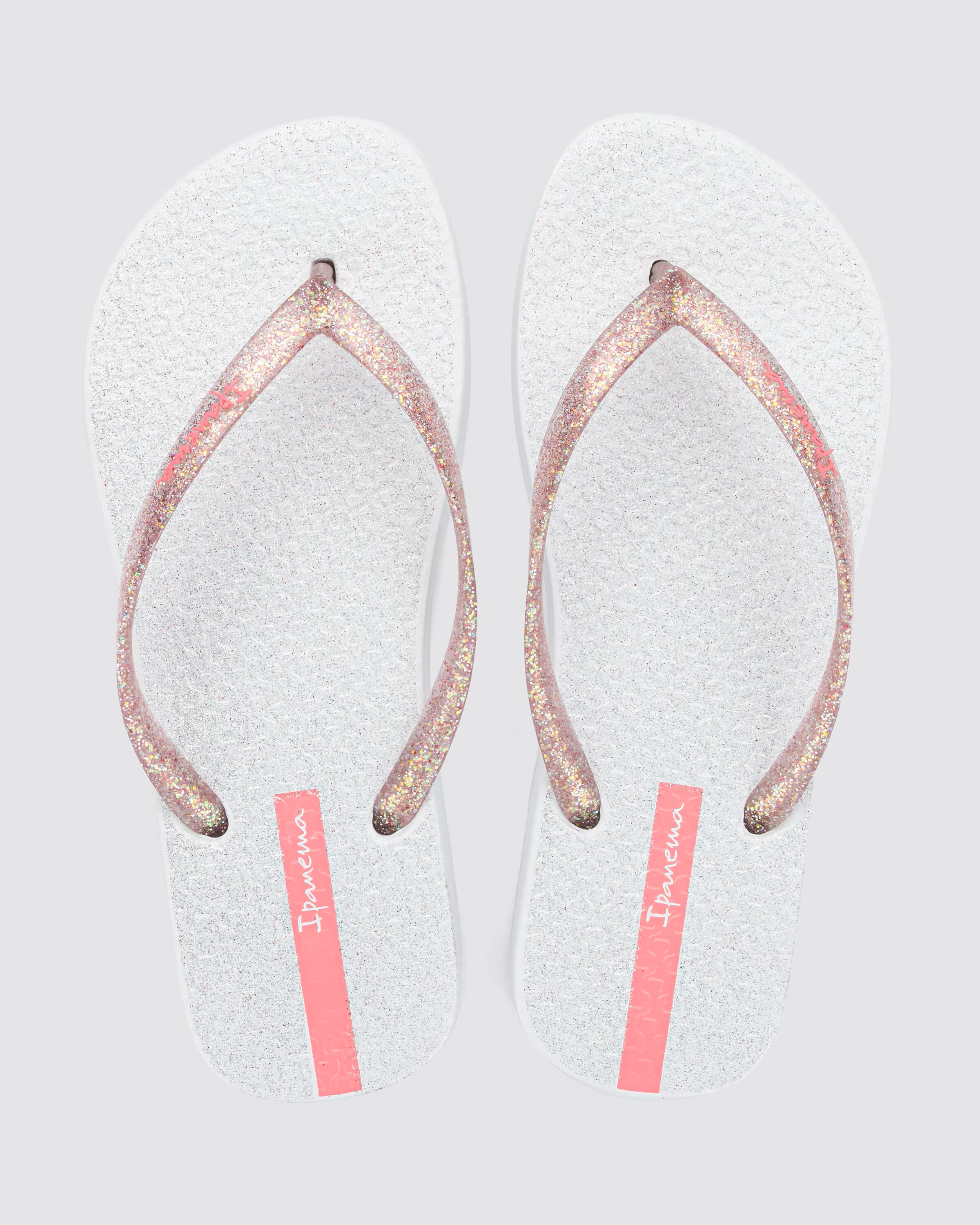 Chinelo de Dedo Branco Glitter Ipanema