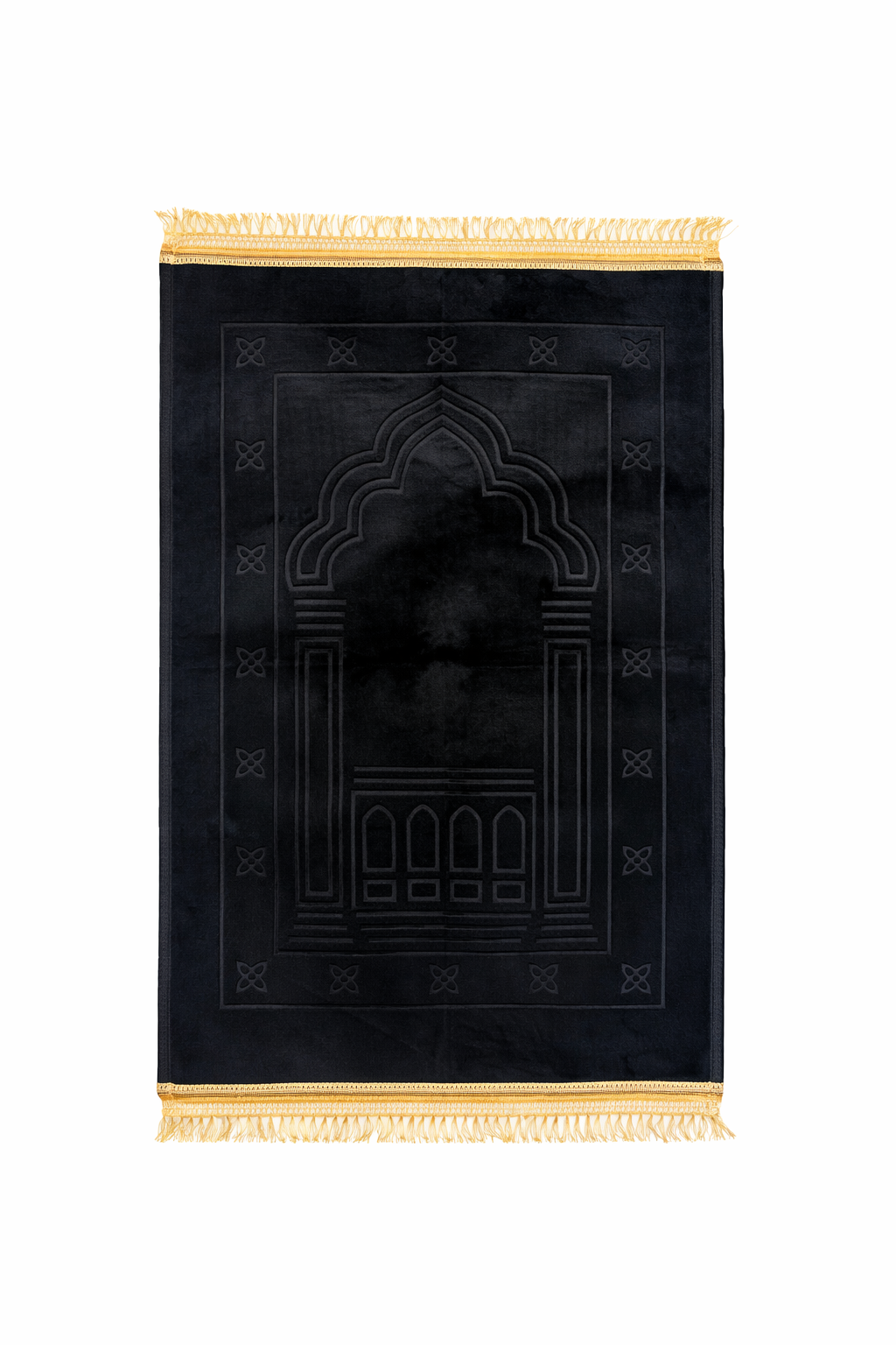 Black Islamic Prayer Mat