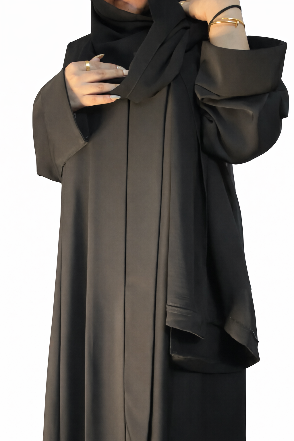 Everyday Abaya – Charcoal Grey & Midnight Black